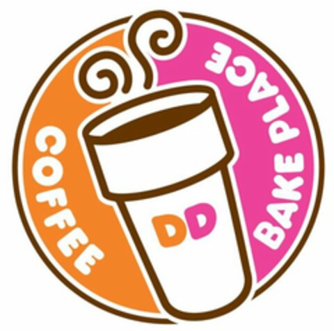 DD COFFEE BAKE PLACE Logo (USPTO, 18.02.2009)