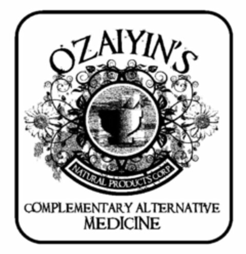 OZAIYIN'S NATURAL PRODUCTS CORP. COMPLEMENTARY ALTERNATIVE MEDICINE Logo (USPTO, 02.11.2009)