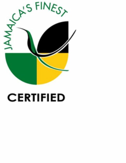 JAMAICA'S FINEST CERTIFIED Logo (USPTO, 22.12.2010)