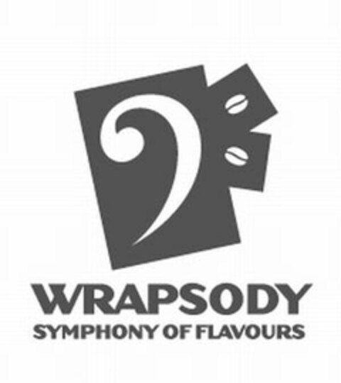 WRAPSODY SYMPHONY OF FLAVOURS Logo (USPTO, 05/02/2011)