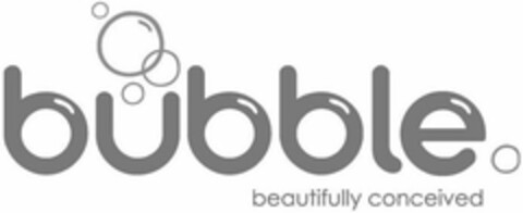 BUBBLE BEAUTIFULLY CONCEIVED Logo (USPTO, 04/19/2012)