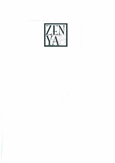 ZEN YA Logo (USPTO, 01.08.2012)
