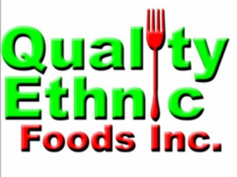 QUALITY ETHNIC FOODS INC. Logo (USPTO, 10/15/2012)