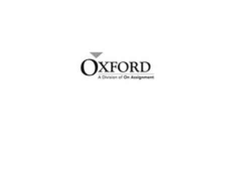 OXFORD A DIVISION OF ON ASSIGNMENT Logo (USPTO, 20.11.2012)