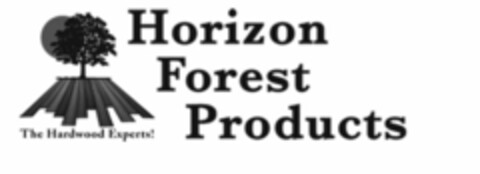 HORIZON FOREST PRODUCTS THE HARDWOOD EXPERTS Logo (USPTO, 19.04.2013)