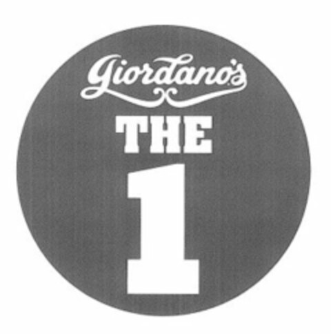 GIORDANO'S THE 1 Logo (USPTO, 23.05.2013)