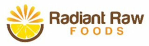 RADIANT RAW FOODS Logo (USPTO, 03.06.2013)