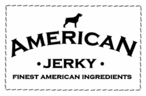 AMERICAN JERKY FINEST AMERICAN INGREDIENTS Logo (USPTO, 28.07.2014)