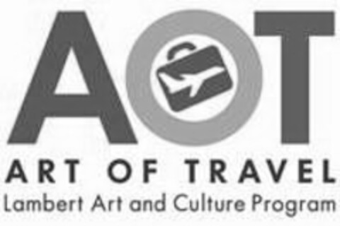 AOT ART OF TRAVEL LAMBERT ART AND CULTURE PROGRAM Logo (USPTO, 24.03.2015)