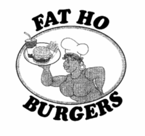 FAT HO BURGERS Logo (USPTO, 17.12.2015)