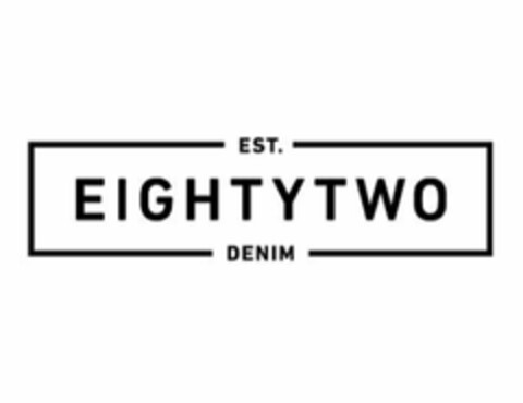 EST EIGHTY TWO DENIM Logo (USPTO, 02.02.2016)