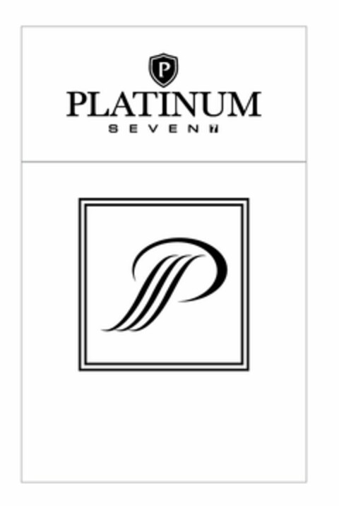 P PLATINUM SEVEN 7 Logo (USPTO, 13.02.2016)