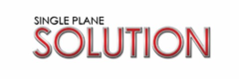 SINGLE PLANE SOLUTION Logo (USPTO, 28.06.2016)