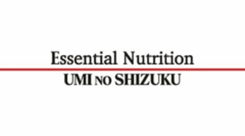 ESSENTIAL NUTRITION UMI NO SHIZUKU Logo (USPTO, 10/12/2016)