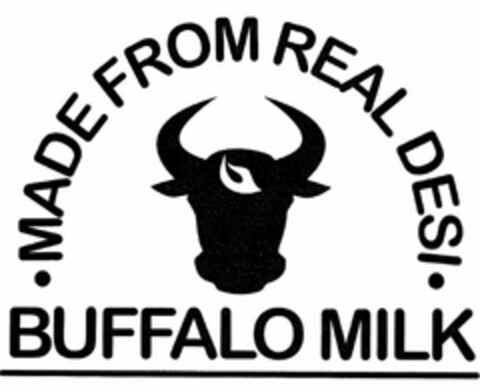 MADE FROM REAL DESI BUFFALO MILK Logo (USPTO, 09.01.2017)