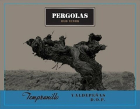 PERGOLAS OLD VINES TEMPRANILLO VALDEPEÑAS D.O.P. Logo (USPTO, 16.10.2017)