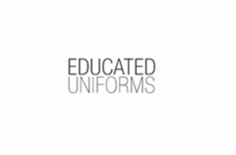 EDUCATED UNIFORMS Logo (USPTO, 21.12.2017)
