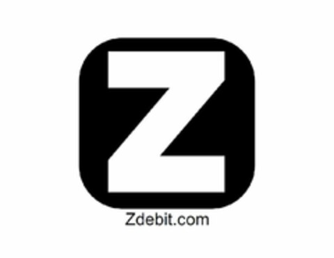 Z DEBIT ZDEBIT.COM Logo (USPTO, 04.01.2018)