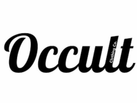 OCCULT CLOTHING CO. Logo (USPTO, 16.04.2018)