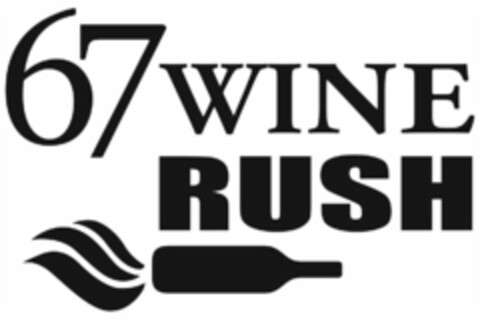 67 WINE RUSH Logo (USPTO, 09.05.2018)