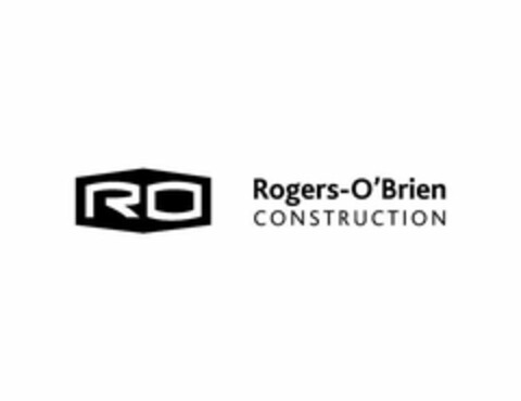 RO ROGERS-O'BRIEN CONSTRUCTION Logo (USPTO, 07/23/2018)