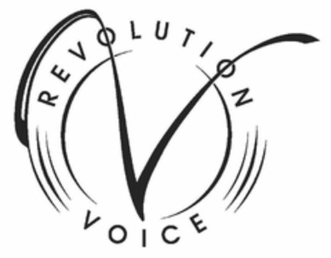 REVOLUTION VOICE V Logo (USPTO, 04/22/2019)