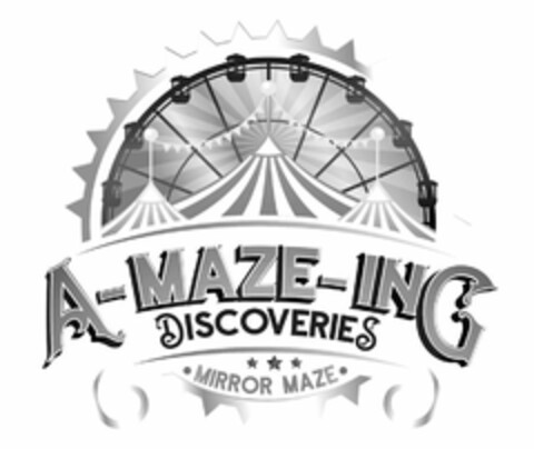 A-MAZE-ING DISCOVERIES MIRROR MAZE Logo (USPTO, 06/13/2019)