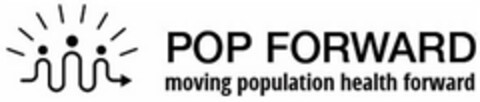 POP FORWARD MOVING POPULATION HEALTH FORWARD Logo (USPTO, 07/17/2019)