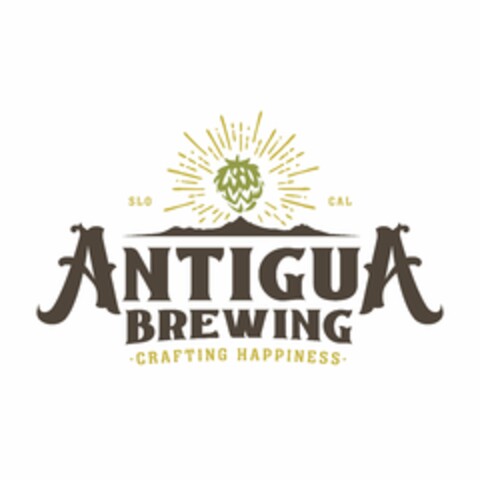 SLO CAL ANTIGUA BREWING CRAFTING HAPPINESS Logo (USPTO, 22.08.2019)
