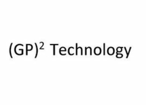 (GP)² TECHNOLOGY Logo (USPTO, 08/28/2019)