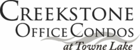 CREEKSTONE OFFICE CONDOS AT TOWNE LAKE Logo (USPTO, 03.10.2019)