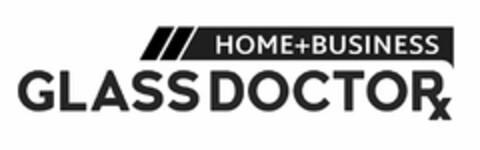 GLASS DOCTORX HOME + BUSINESS Logo (USPTO, 10.04.2020)