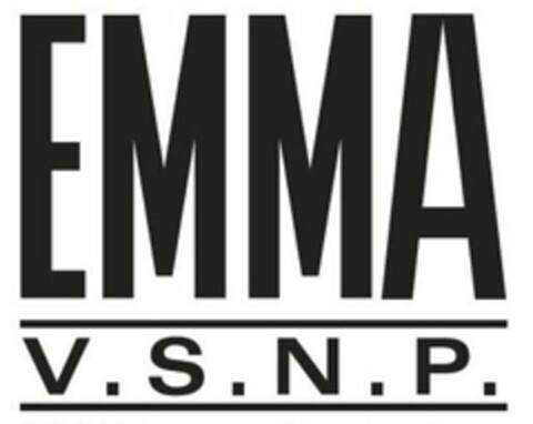 EMMA V.S.N.P. Logo (USPTO, 05/21/2020)