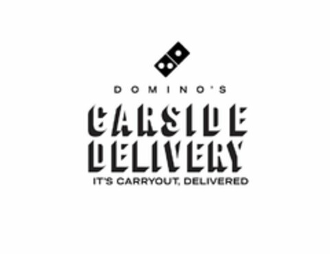 DOMINO'S CARSIDE DELIVERY IT'S CARRYOUT, DELIVERED Logo (USPTO, 19.06.2020)