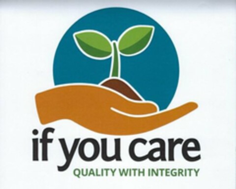 IF YOU CARE QUALITY WITH INTEGRITY Logo (USPTO, 07/08/2020)