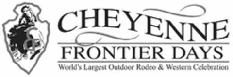 CFD CHEYENNE FRONTIER DAYS WORLD'S LARGEST OUTDOOR RODEO & WESTERN CELEBRATION Logo (USPTO, 20.08.2020)