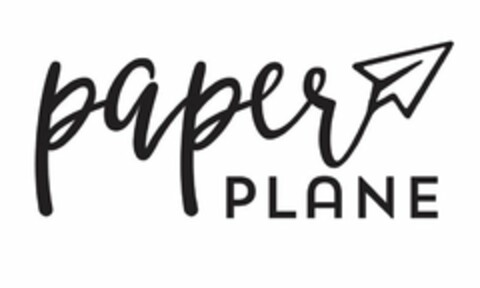 PAPER PLANE Logo (USPTO, 09/01/2020)