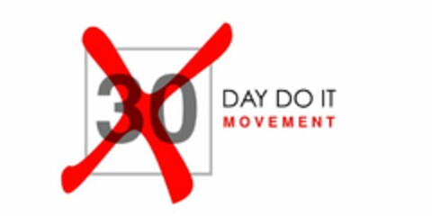 30 DAY DO IT MOVEMENT Logo (USPTO, 26.01.2010)