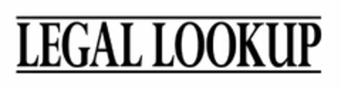 LEGAL LOOKUP Logo (USPTO, 22.06.2010)