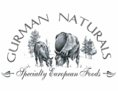 GURMAN NATURALS SPECIALTY EUROPEAN FOODS Logo (USPTO, 09/02/2010)