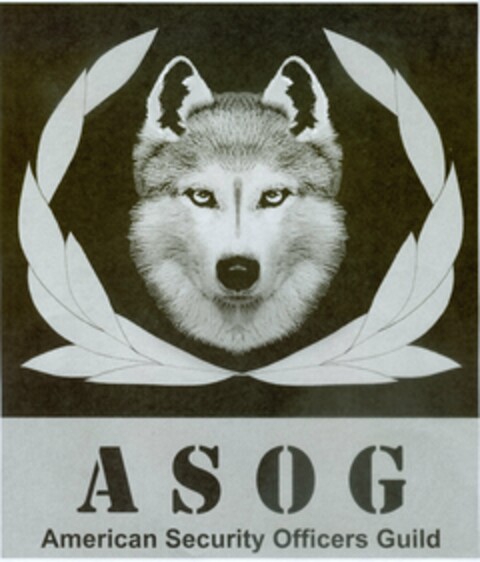 ASOG AMERICAN SECURITY OFFICERS GUILD Logo (USPTO, 09/16/2010)