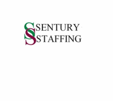 SS SENTURY STAFFING Logo (USPTO, 03.02.2011)