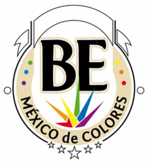 BE MEXICO DE COLORES Logo (USPTO, 13.10.2011)