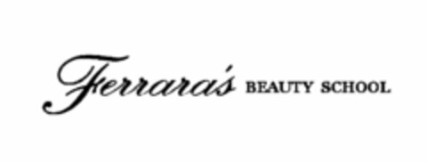 FERRARA'S BEAUTY SCHOOL Logo (USPTO, 27.10.2011)