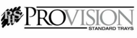 PHS PROVISION STANDARD TRAYS Logo (USPTO, 27.02.2012)