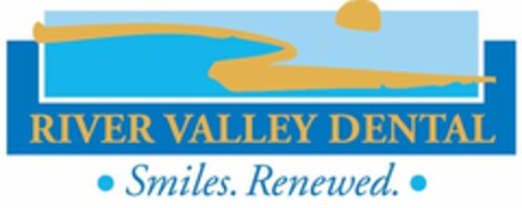 RIVER VALLEY DENTAL · SMILES. RENEWED. · Logo (USPTO, 26.04.2012)