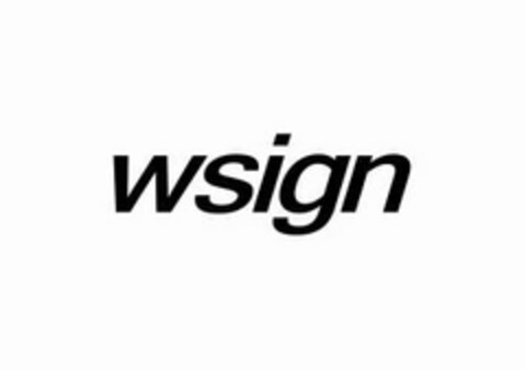 WSIGN Logo (USPTO, 01.08.2012)