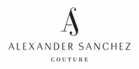 AS ALEXANDER SANCHEZ COUTURE Logo (USPTO, 27.03.2013)