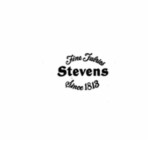 STEVENS FINE FABRICS SINCE 1813 Logo (USPTO, 03.04.2013)