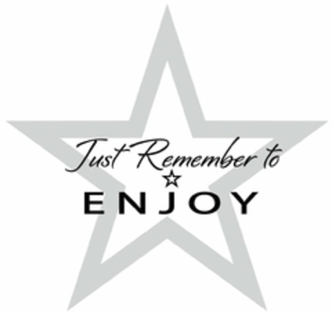 JUST REMEMBER TO ENJOY Logo (USPTO, 03.09.2013)